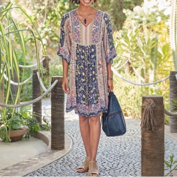 Sundance My Favorite Mini Patchwork Dress - Picture 1 of 7